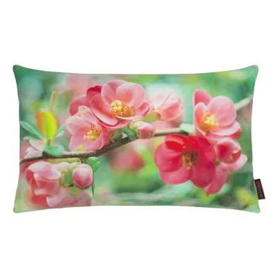 Gouchee Home Summertime Bluten/blossoms Cotton Lumbar Pillow