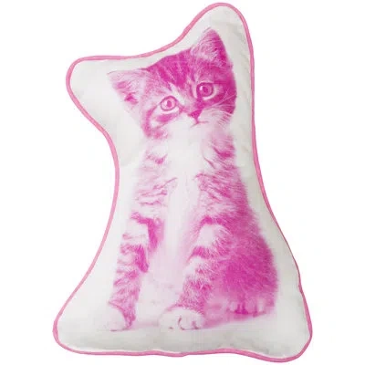 Gouchee Home Sweethearts Cats Cotton Throw Pillow