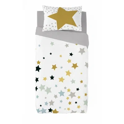 Gouchee Home Yael Twin 2pcs Duvet Cover Set (66"wx86"l) In Grey,yellow,black,blue,white