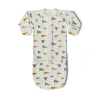 Goumikids Goumi 24 Hour Convertible Sleeper Baby Gown In Cloud