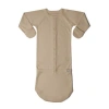 Goumikids Goumi 24 Hour Convertible Sleeper Baby Gown In Sandstone