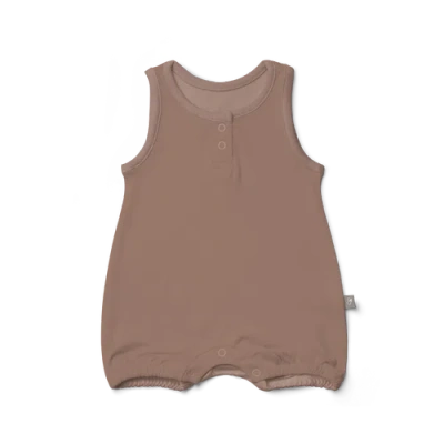 Goumikids Goumi Quick Change Romper In Brown