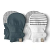 Goumikids Goumi Stay On Baby Mitts In Gray