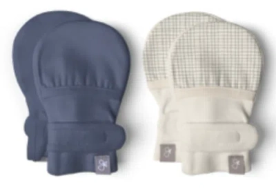 Goumikids Goumi Stay On Baby Mitts In Multi