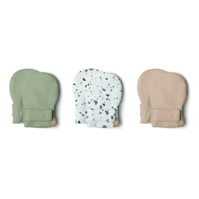 Goumikids Goumi Stay On Baby Mitts In Multi