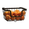 Gourmet Basics By Mikasa Fruit Basket In Black