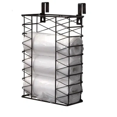 Gourmet Basics By Mikasa Garbage Bag Holder With Removable Hooks