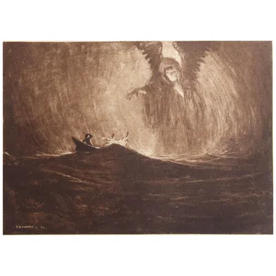 Pre-owned Goya Original Limited Edition Print By Frederick S. Coburn, Narrative Of Arthur G.pym In Brown