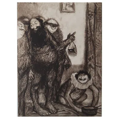 Pre-owned Goya Original Limited Edition Print By Frederick S.coburn-hop Frog, 1902 In Black