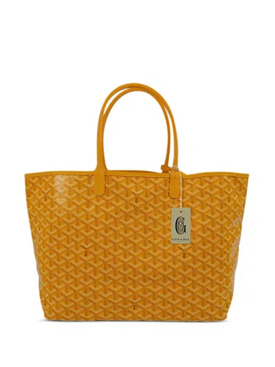 Pre-owned Goyard 1990-2000s Saint Louis Pm Tote Bag In Yellow