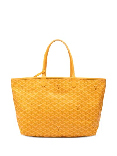 Pre-owned Goyard 2000 Ine Artois Pm Tote Bag In Yellow