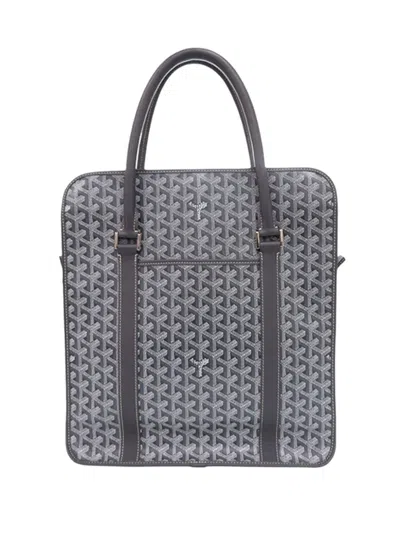 Pre-owned Goyard 2000-2026 Ine Bourgogne Tote Bag In Black