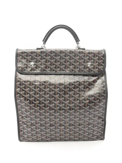 Pre-owned Goyard 2000-2026 Ine Saint Leger Backpack In Black