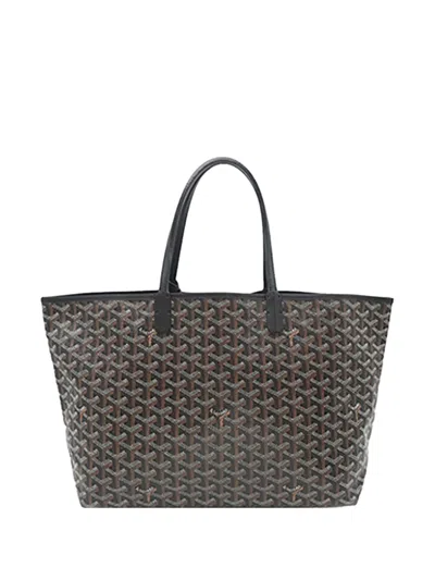 Pre-owned Goyard 2000-2026 Ine Saint Louis Pm Tote Bag In Black