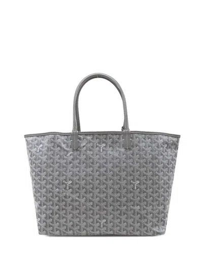 Pre-owned Goyard 2000-2026 Ine Saint Louis Pm Tote Bag In Gray