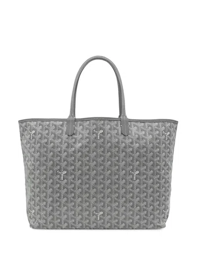 Pre-owned Goyard 2000-2026 Ine Saint Louis Pm Tote Bag In Grey