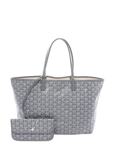 Pre-owned Goyard 2000-2026 Ine Saint Louis Pm Tote Bag In Grey