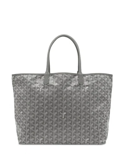 Pre-owned Goyard 2000-2026 Ine Saint Louis Pm Tote Bag In Grey