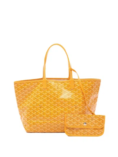 Pre-owned Goyard 2000-2026 Ine Saint Louis Pm Tote Bag In Yellow