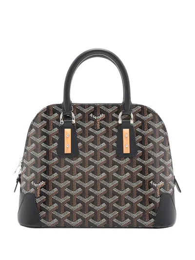 Pre-owned Goyard 2000-2026 Mini Ine Vendome Satchel In Black