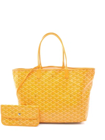 Pre-owned Goyard 2000s Saint Louis Pm Tote Bag In Yellow