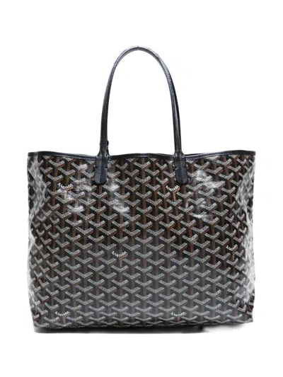 Pre-owned Goyard 2000s Saint Louis Pm Totebag In Black