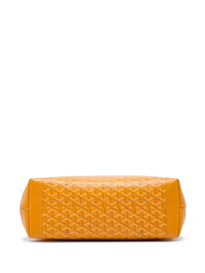 Pre-owned Goyard 2001 Ine Bellechasse Pm Tote Bag In Yellow