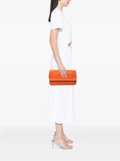 Pre-owned Goyard 2001 Ine Sainte Marie Mm Clutch Bag In Orange