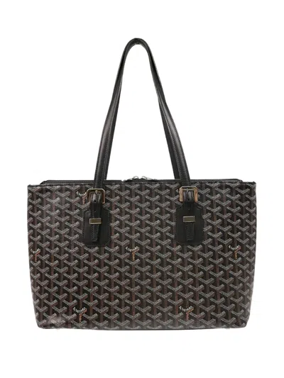 Pre-owned Goyard 2007 Okinawa Tote Bag In Black