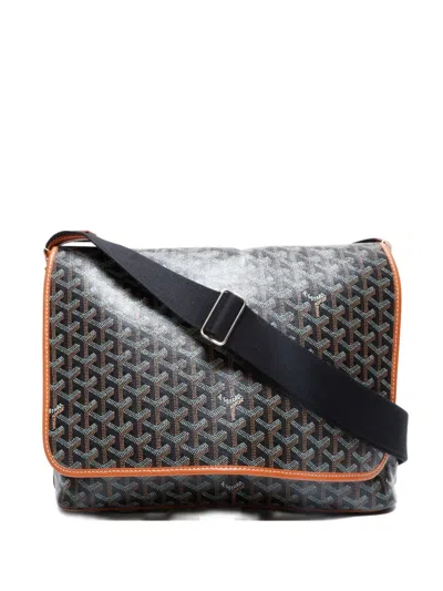 Pre-owned Goyard 2010-2020s Capecian Mm Shoulder Bag In Black