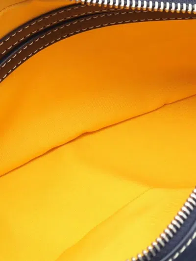 Pre-owned Goyard 2010-2025 Ine Sac Cap Vert Crossbody Bag In Blue