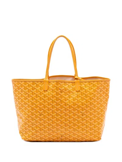 Pre-owned Goyard 2010-2026 Ine Saint Louis Pm Tote Bag In Yellow