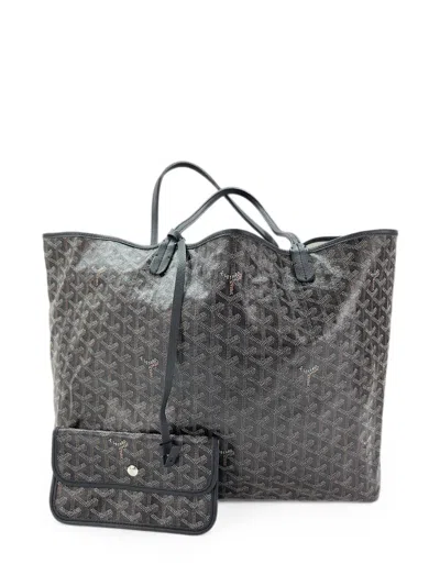Pre-owned Goyard 2010-2020 Saint Louis Tote Bag In Black