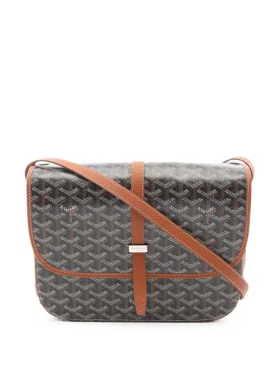 Pre-owned Goyard 2010s Belvedere Mm Shoulder Bag In Neutral