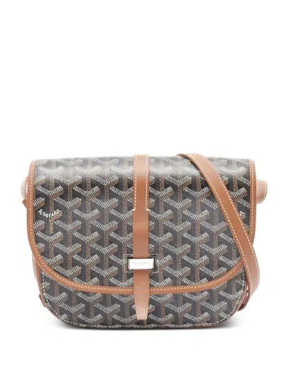 Pre-owned Goyard 2010s Belvedere Pm Shoulder Bag In Brown