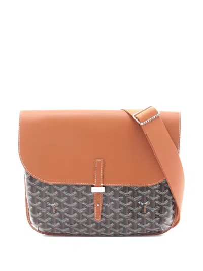 Pre-owned Goyard 2010s Coursier Shoulder Bag In Brown