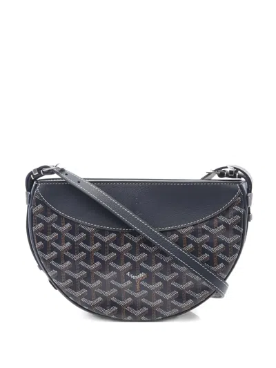 Pre-owned Goyard 2010s Hirondelle Shoulder Bag In Blue
