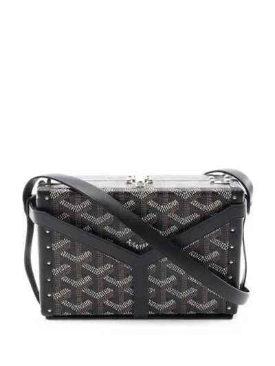 Pre-owned Goyard 2010s Minaudière Trunk Shoulder Bag In ブラック