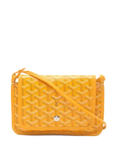 Pre-owned Goyard 2010s Plumet Shoulder Bag In Yellow