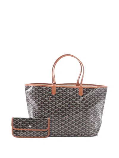 Pre-owned Goyard 2010s Pm Saint Louis Tote Bag In Black
