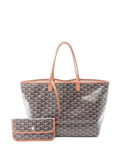 Pre-owned Goyard 2010s Pm Saint Louis Tote Bag In Brown