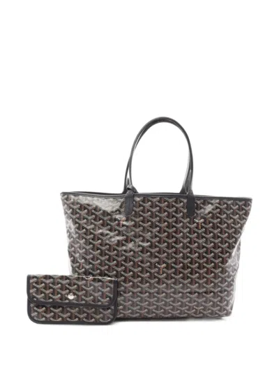 Pre-owned Goyard 2010s Pm Sanlouis Tote Bag In Black