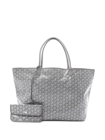 Pre-owned Goyard 2010s Saint Louis Gm Tote Bag In Gray