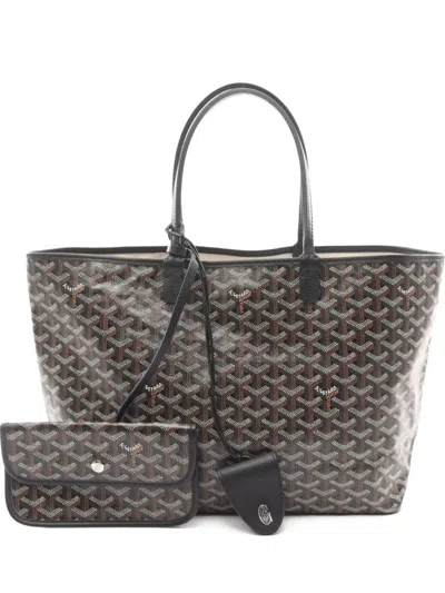 Pre-owned Goyard 2010s Saint Louis Pm Tote Bag In Black