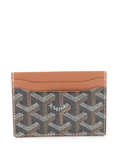 Pre-owned Goyard 2010s Saint Sulpice Cardcase In Brown