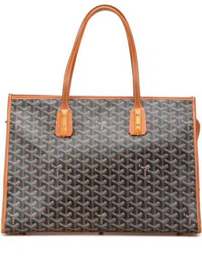Pre-owned Goyard 2011 Ine Marquises Tote Bag In Black