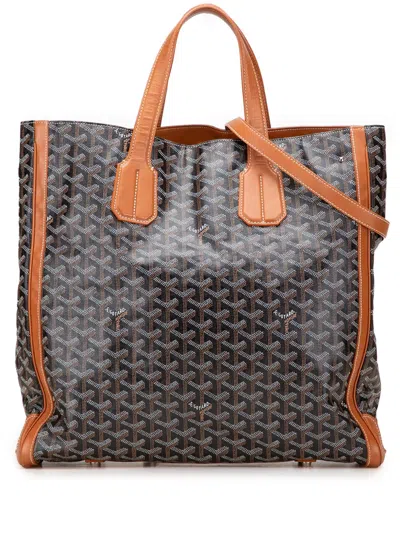 Pre-owned Goyard 2011 Ine Voltaire Satchel In Black