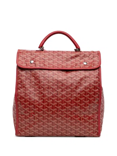 Pre-owned Goyard 2012 Ine Saint Leger Backpack In 红色
