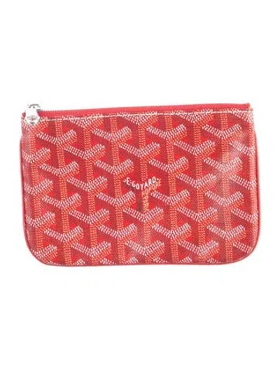 Pre-owned Goyard 2012 Ine Wallet In Red
