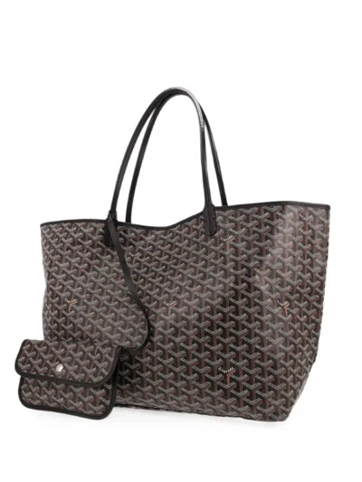 Pre-owned Goyard 2012 Large Saint-louis Tote Bag In Black